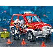 Playmobil 4822 Fire Chief Car Playmobil 4822 Fire Chief Car
