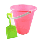 8" Plastic Pail & Shovel Set 8" Plastic Pail & Shovel Set