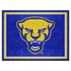 Pitt Panthers 8ft. x 10 ft. Plush Area Rug, Panther Logo