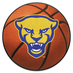 Pitt Panthers Basketball Rug, Panther Logo - 27in. Diameter