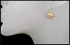 Golden Rutilated Quartz Sphere Earrings Golden Rutilated Quartz Sphere Earrings