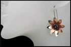 Large Lotus Flower Earrings with Shorter Wire Large Lotus Flower Earrings with Shorter Wire