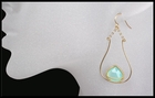 Blue Chalcedony Vessel Shaped Earrings Blue Chalcedony Vessel Shaped Earrings