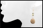 River Stone Tourmaline & Amber Earrings River Stone Tourmaline & Amber Earrings