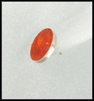 Terrazzo Post Earrings in Rust Terrazzo Post Earrings in Rust