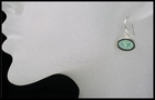 Terrazzo Oval Drop Earrings in Aqua Terrazzo Oval Drop Earrings in Aqua
