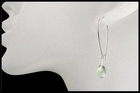 Prasiolite Briolette Drop Earrings Prasiolite Briolette Drop Earrings