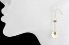 Limpit Shell and Bead Earrings Limpit Shell and Bead Earrings