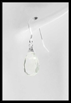 Prasiolite Drop Earrings in Sterling Silver