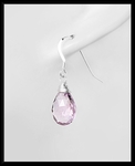 Pink Amethyst Drop Earrings