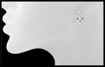 Petite Sterling Silver Flowery Heart Earrings Petite Sterling Silver Flowery Heart Earrings