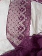 Rich Plum Border Lace Rich Plum Border Lace