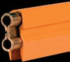 11012 350 Amp Rolled Copper Bar - Orange Cover - 10 Ft 11012 350 Amp Rolled Copper Bar - Orange Cover - 10 Ft