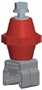 24902B Hanger - Polycarbonate Snap-In w/Insulator - SS 24902B Hanger - Polycarbonate Snap-In w/Insulator - SS