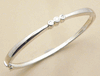 Brilliant 925 Sterling Silver Diamond Bangle Brilliant 925 Sterling Silver Diamond Bangle