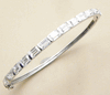 Brillian 925 Sterling Silver Cubic Zirconia Bangle Brillian 925 Sterling Silver Cubic Zirconia Bangle