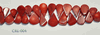 Red Coral Pear shape 16inches Red Coral Pear shape 16inches