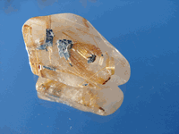 GR -07 Golden Rutile Hairs polished Crystal GR -07 Golden Rutile Hairs polished Crystal