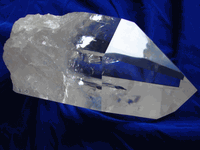 Huge 15 lb polished Lemurian crystal from Brazil Huge 15 lb polished Lemurian crystal from Brazil