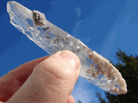 SS-07 **AMAZING** Himilayan Ice Crystal with Inclusions SS-07 **AMAZING** Himilayan Ice Crystal with Inclusions