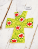 Retro Flat Cross Ornament Retro Flat Cross Ornament
