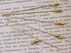 Gold Stick Pins - pkg of 5 Gold Stick Pins - pkg of 5
