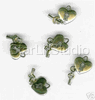 Gold Heart with Key Charms Gold Heart with Key Charms