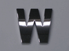 Tall Uppercase 'W' Tall Uppercase 'W'
