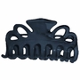 Medium Double Loop Hair Clamp - Gardenia - Twin Navy, 1 ct, DiPrima Beauty