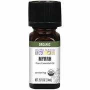 Buy discount Organic Myrrh Essential Oil, 0.25 oz, Aura Cacia at Giftespot.com!