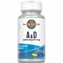 Vitamin A & D, 100 Softgels, KAL Vitamins
