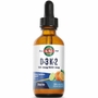 D-3 K-2 Liquid DropIns, Citrus, 2 oz, KAL Vitamins
