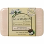 Solid Bar Soap, Coconut Cream, 8.8 oz, A La Maison