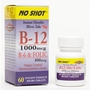B12 1000 mcg (as Cyanocobalamin), B6 2 mg, Folic Acid 800 mcg, 60 Instant Dissolve Tablets, Superior Source