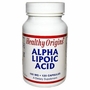 Alpha Lipoic Acid 100 mg, 120 Capsules, Healthy Origins