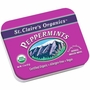Organic Peppermints, Herbal Breath Mints, 1.5 oz x 6 pc, St. Claire's Organics