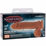 Noches Latinas - Ultraskyn Pene Real Con Testiculos - 8 Inch, Doc Johnson