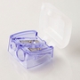 Side By Side Dual Pencil Sharpener With Flip Top Lid, Purple, 1 pc, Honeybee Gardens