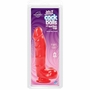 Jelly Jewels - Cock and Balls With Suction Cup - Red, Doc Johnson