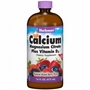 Liquid Calcium Magnesium Citrate Plus Vitamin D3, Natural Mixed Berry Flavor, 16 oz, Bluebonnet Nutrition