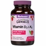 EarthSweet Chewbles Vitamin D3 & K2, Raspberry Flavor, 60 Chewable Tablets, Bluebonnet Nutrition