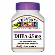 Buy discount DHEA 25 mg 90 Capsules, 21st Century Health Care at Giftespot.com!