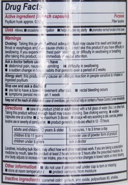 Image 1 for Kirkland Signature Fiber Capsules, 100% Natural Psyllium Husk Fiber, 360 Capsules