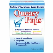 Buy discount Queasy Pops Variety, for Motion Sickness / Upset Stomach, 7 Lollipops, Three Lollies LLC at Giftespot.com!