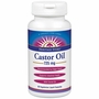 Castor Oil 725 mg, 60 Vegetarian Liquid Capsules, Heritage Products