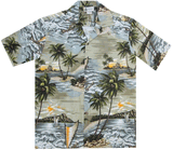 Beach Scene Men Hawaiian Shirts Beach Scene Men Hawaiian Shirts
