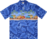 Woody Beach Men Hawaiian Shirt Woody Beach Men Hawaiian Shirt