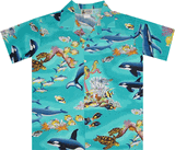 Sea Life Boys Hawaiian Shirt Sea Life Boys Hawaiian Shirt