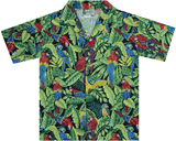 Paradise Parrots Boys Hawaiian Shirt Paradise Parrots Boys Hawaiian Shirt