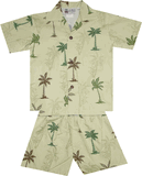 Coconut Dream Boys Hawaiian Shirts Set Coconut Dream Boys Hawaiian Shirts Set